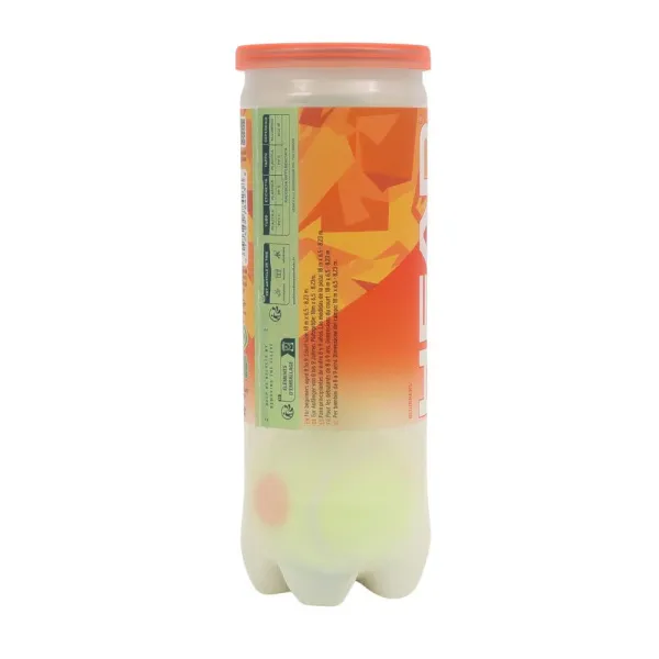 Мяч теннисный детский HEAD Stage 2 Orange, 578423,уп.3 шт, фетр,нат.резина,желто-оранжевый за 836.40 ₽ в Челябинске