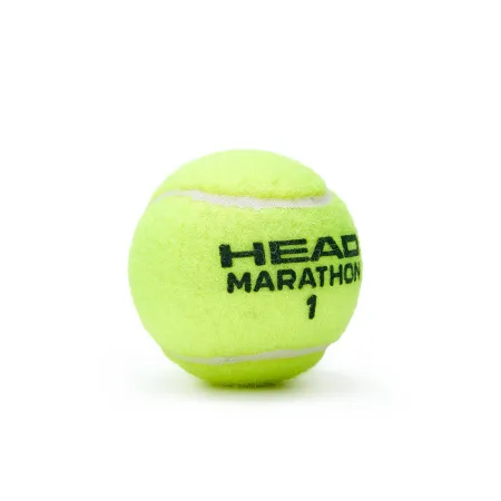 Мяч теннисный HEAD Marathon 3B, 578183, крафт. упак.3шт, без давления, фетр, нат.резина,желтый за 1&nbsp;055.70 ₽ купить в Челябинске