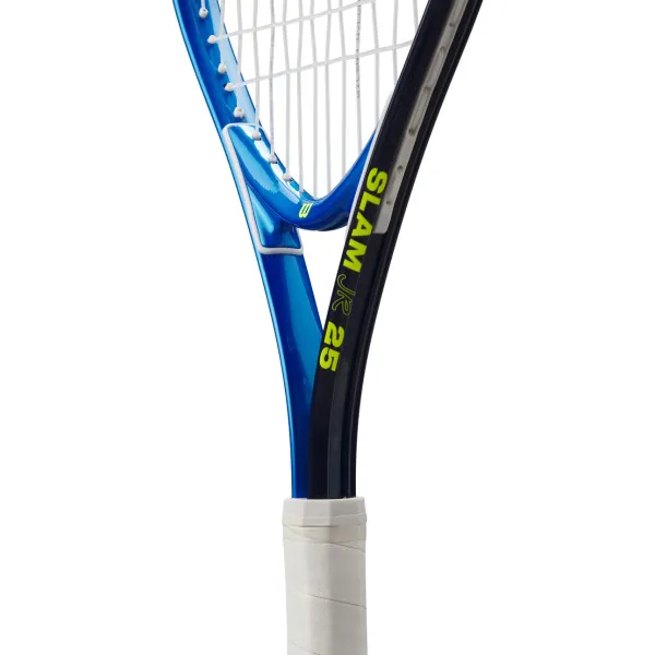 Ракетка б/т дет. Wilson Slam Jr 25, WR171810U, для детей 8-10лет, алюминий,со струнами, сине-голубой за 5&nbsp;271.70 ₽ в Челябинске