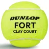 Мяч теннисный Dunlop Fort Clay Court 4B, 601613, уп.4 шт,одобр.ITF и FFT,сукно,нат.резина,желтый за 1&nbsp;812.20 ₽ купить в Челябинске