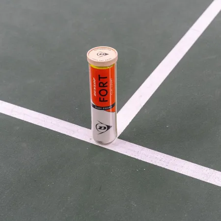 Мяч теннисный Dunlop Fort Clay Court 4B, 601613, уп.4 шт,одобр.ITF и FFT,сукно,нат.резина,желтый за 1&nbsp;812.20 ₽ купить в Челябинске