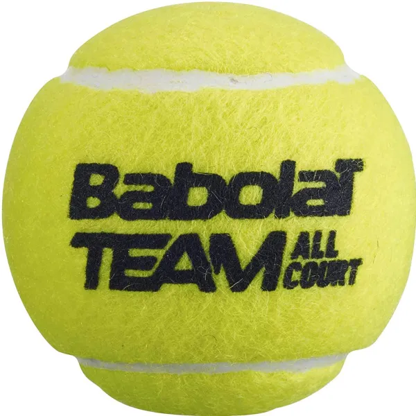 Мяч теннисный BABOLAT Team All Court,502081, уп.4 шт,одобр.ITF, сукно, нат.резина,желтый за 2&nbsp;385.10 ₽ в Челябинске
