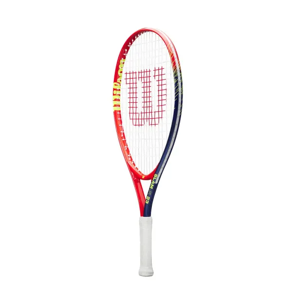 Ракетка б/т дет. Wilson Slam Jr 23, WR171910U, для детей 6-8лет, алюминий,со струнами, красно-т.син за 5&nbsp;271.70 ₽ в Челябинске